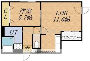 モンテリンク4315【1階】の間取り