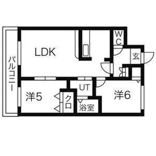 ピュア元町【5階】の間取り