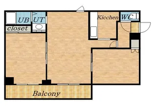 グローバリビル・フラリッシュIII【503号室】の間取り