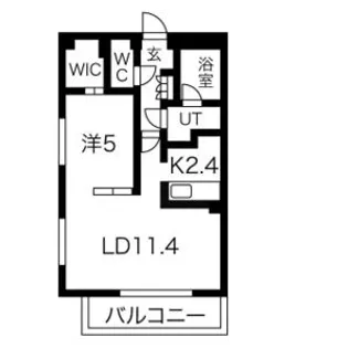 F021【8階】の間取り