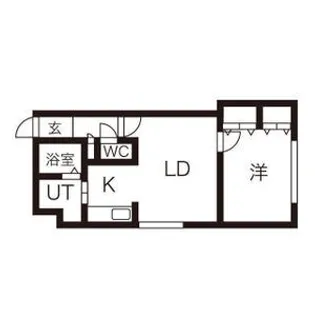 ミーサ・ハギナカ(北23条)【3階】の間取り