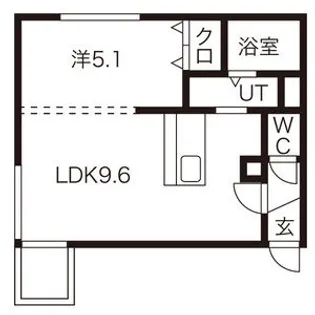 K&M【3階】の間取り