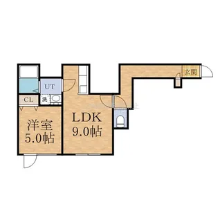 グランエステート菊水元町【2階】の間取り
