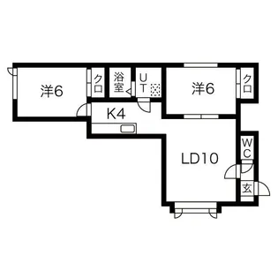 ネディノット・ザ・ファースト【202号室】の間取り