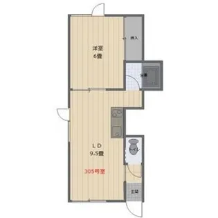 サンシャインN12【3階】の間取り