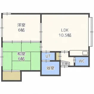 ルミナスハイツ【102号室】の間取り