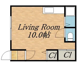 南山ハイツ【202号室】の間取り