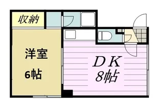 南山ハイツ【105号室】の間取り