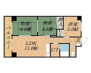 コモンズ28【603号室】の間取り