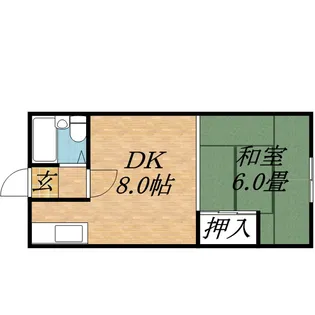 シベール24【202号室】の間取り