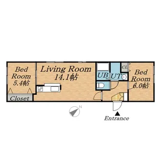 ラ・フレンテ【4階】の間取り