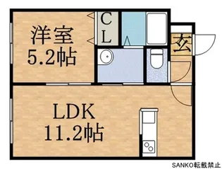 RITZ GRANDE大通(リッツグランデ大通)【4階】の間取り