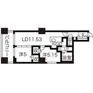 MODENA FINEST (モデナ フィネスト)【7階】の間取り