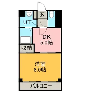 アートパレス壱番館【7階】の間取り
