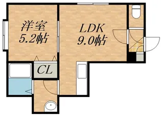 レアル・コンシェルトⅡ【201号室】の間取り