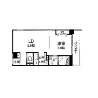 ラ・メージュ【3階】の間取り