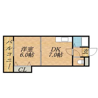 コスモタウン小野【0503号室】の間取り