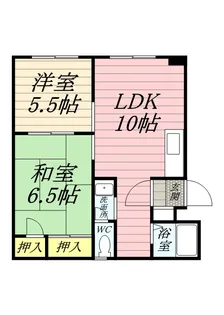 セントラルマンション【4階】の間取り