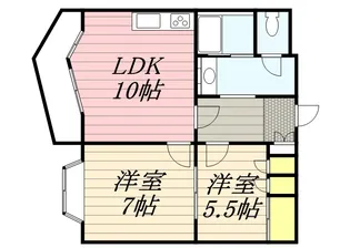 メゾンサッポロ【1階】の間取り