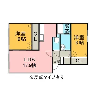 リヴェールM82【0201号室】の間取り
