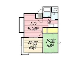 サンシャインB【0102号室】の間取り