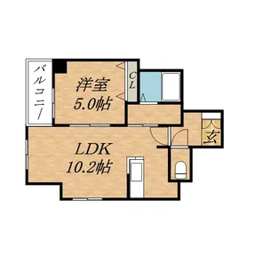 ミ・ピアーチェ環状通【2階】の間取り