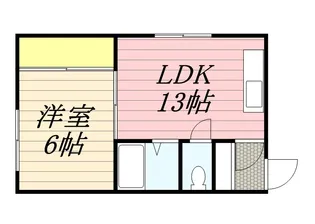 ラベンダーハイムB棟【0203号室】の間取り