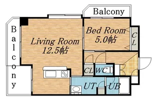 プレステージWILL【4階】の間取り