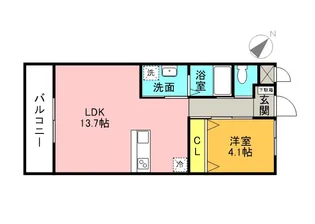 SHARON DO AQUAMARINE【4階】の間取り