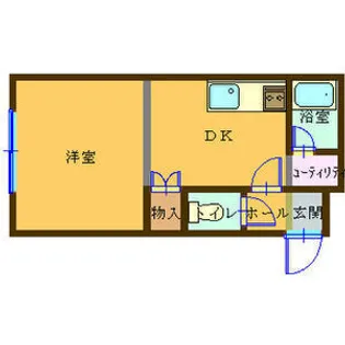 スカイパーク麻生 III【103号室】の間取り