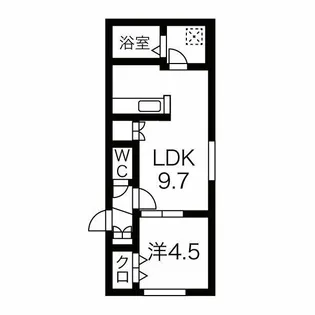 アステールN23【1階】の間取り