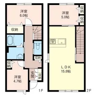 T&T【1階】の間取り