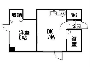 パルコート光星【402号室】の間取り