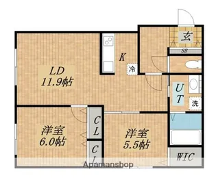 REVE413(レーヴ413)【303号室】の間取り
