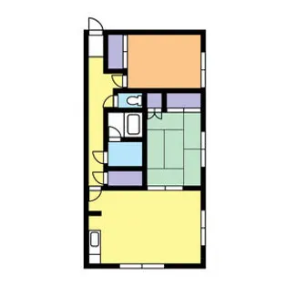 第5コーポ春【7号室】の間取り