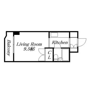 札幌グランドハイツ【0315号室】の間取り