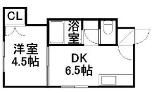 アーバンコート元町Ⅷ【0201号室】の間取り