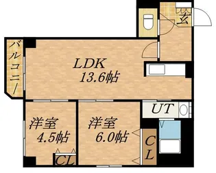 VESTLIFEKAISEI【0101号室】の間取り