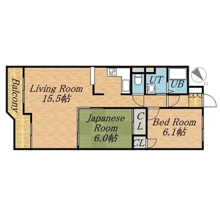 ビラ・サンライト第1【0410号室】の間取り