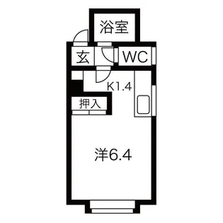 明日香ハイツ【101号室】の間取り