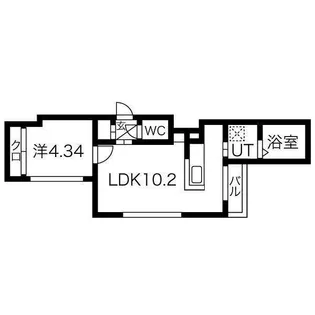 フォレストヒルズNE44【4階】の間取り