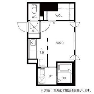 グランドサクセス菊水【0102号室】の間取り