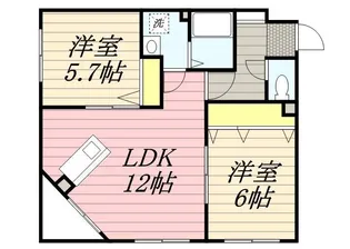 北海道札幌市豊平区福住二条4丁目【マンション】の間取り