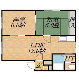 12条EI【0201号室】の間取り