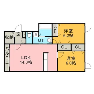 パパ・ノエール【3階】の間取り