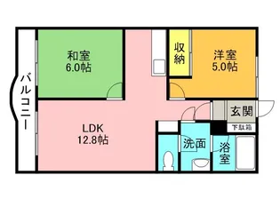ローヤルハイツ21【3階】の間取り