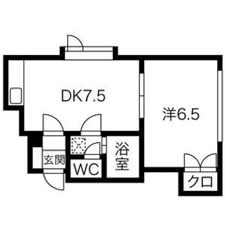シェーンブルン北26条【104号室】の間取り