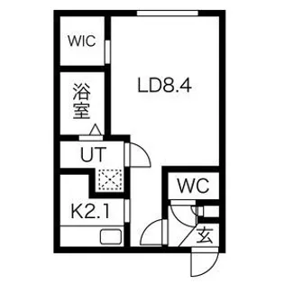 La Vie Belle医大前【203号室】の間取り