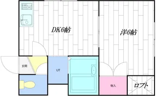 レオパレス21麻生第7【101号室】の間取り