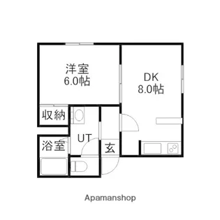 パークシティ18 B棟【3階】の間取り